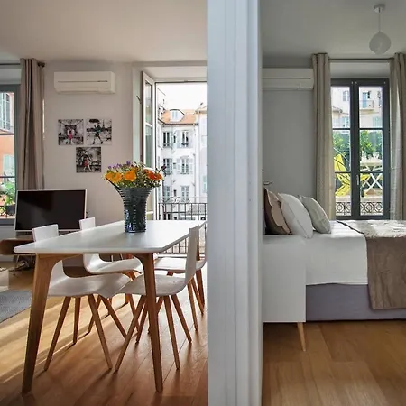 F2 Terrasse, Moderne, Hyper Centre, Clim, Ascenseur- Dubouchage Nizza