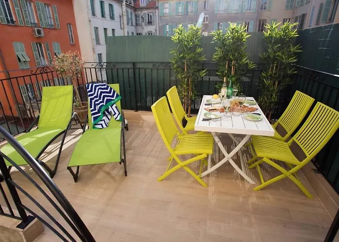 아파트 F2 Terrasse, Moderne, Hyper Centre, Clim, Ascenseur- Dubouchage